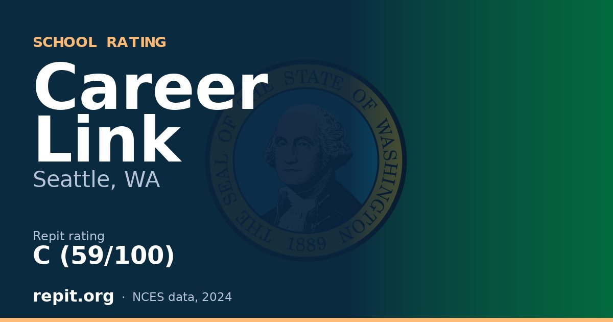 Career Link, Seattle, WA — Repit school rating C (59/100)