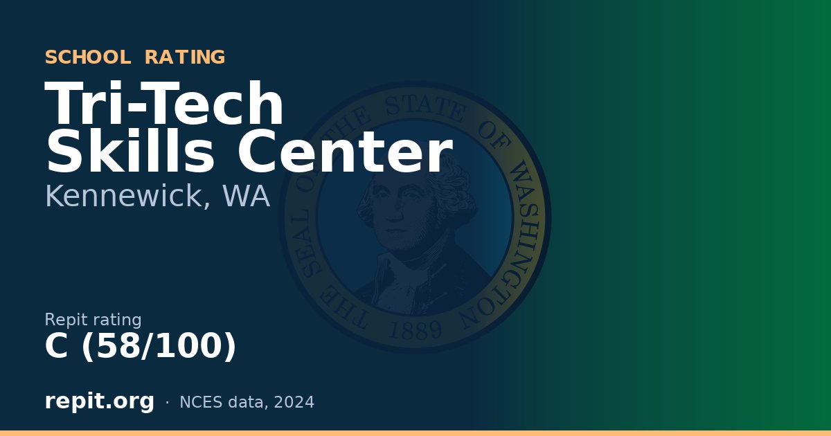 Tri-Tech Skills Center, Kennewick, WA — Repit school rating C (58/100)