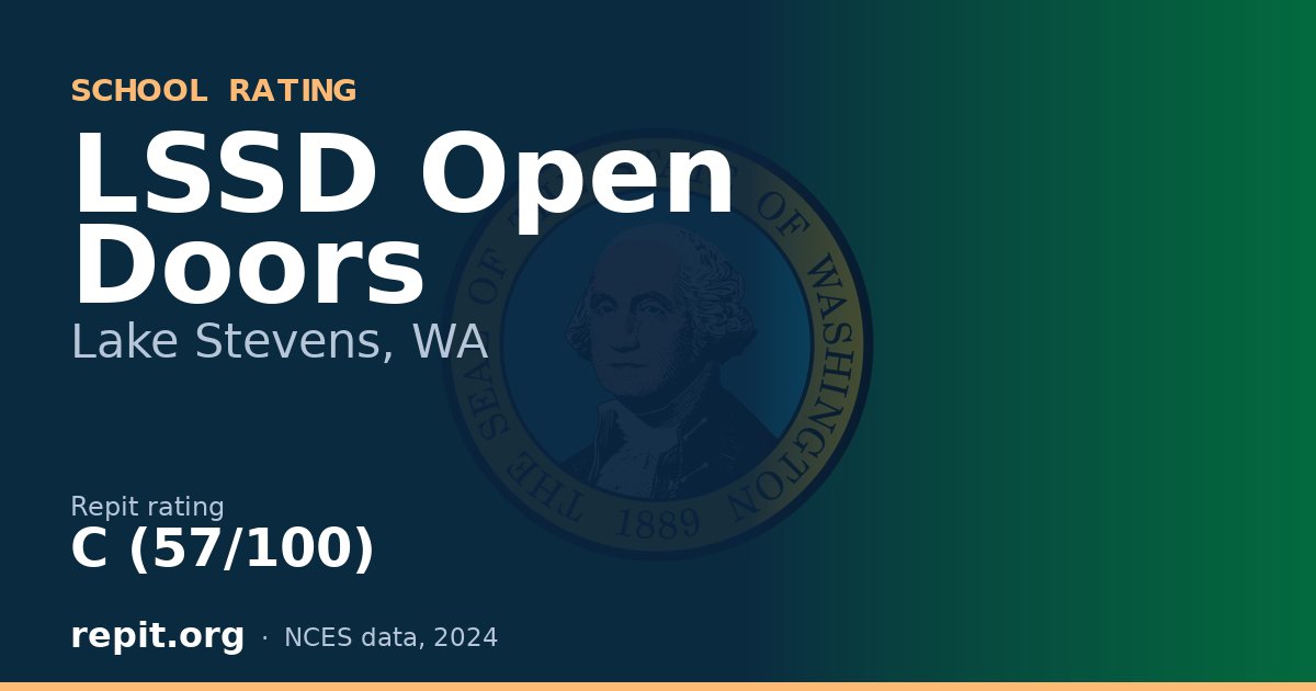 LSSD Open Doors, Lake Stevens, WA — Repit school rating C (57/100)