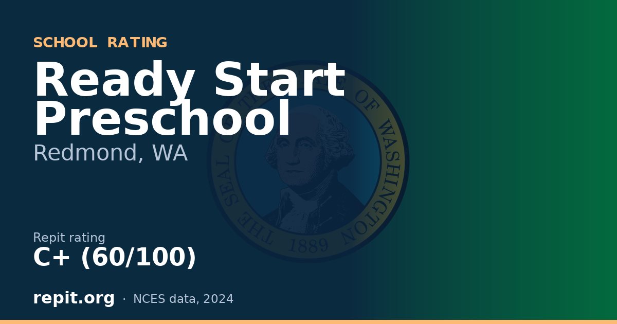 Ready Start Preschool, Redmond, WA — Repit school rating C+ (60/100)