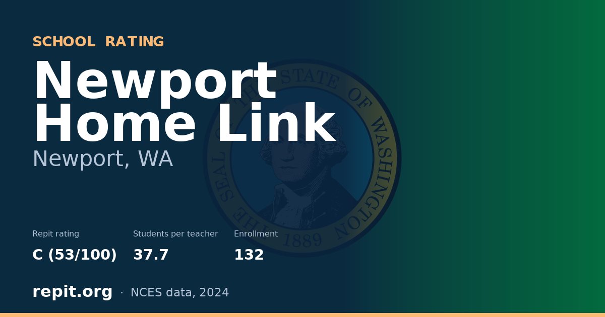 Newport Home Link, Newport, WA — Repit school rating C (53/100)