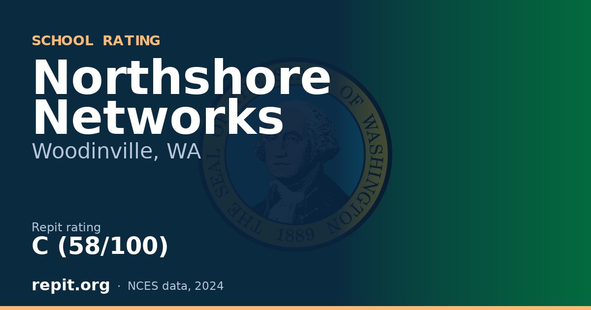 Northshore Networks, Woodinville, WA — Repit school rating C (58/100)