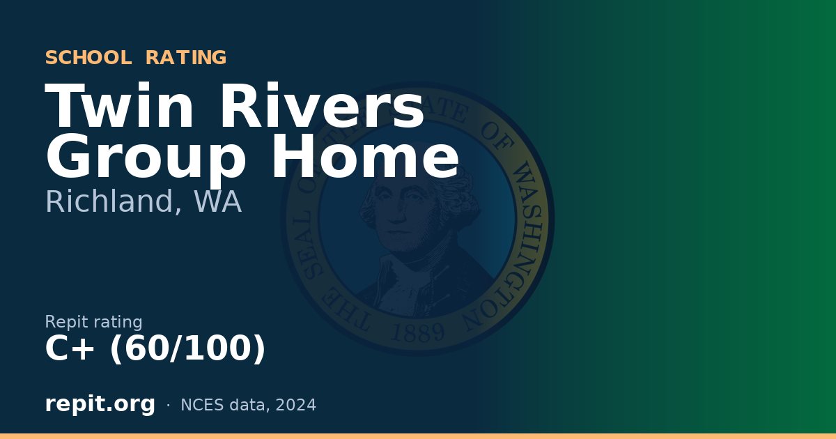 Twin Rivers Group Home, Richland, WA — Repit school rating C+ (60/100)