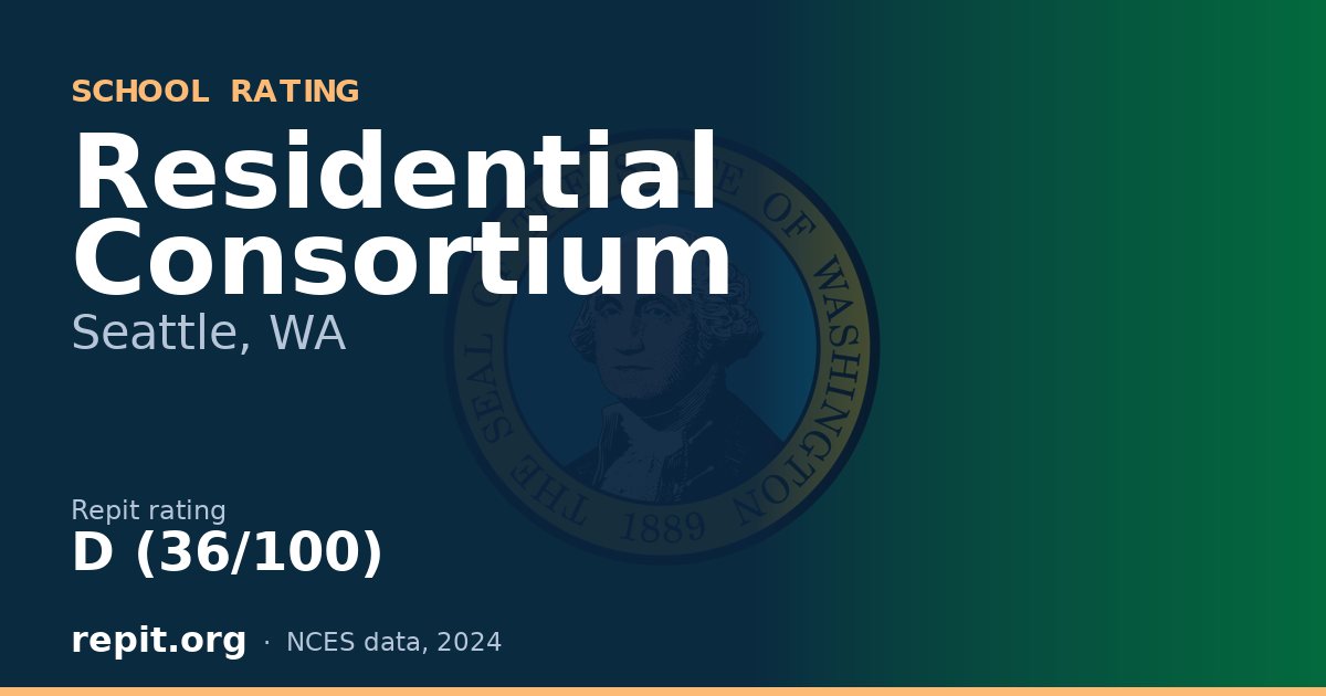 Residential Consortium, Seattle, WA — Repit school rating D (36/100)