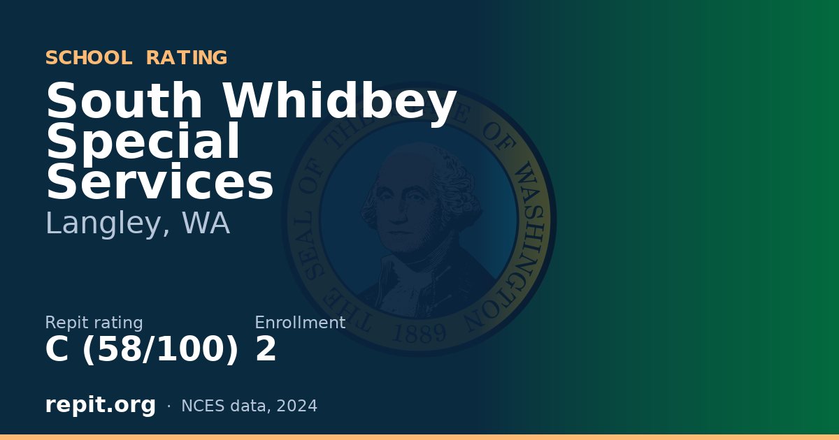 South Whidbey Special Services, Langley, WA — Repit school rating C (58/100)