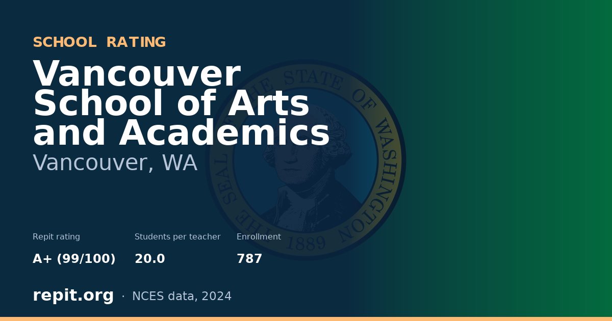Vancouver School of Arts and Academics, Vancouver, WA — Repit school rating A+ (99/100)