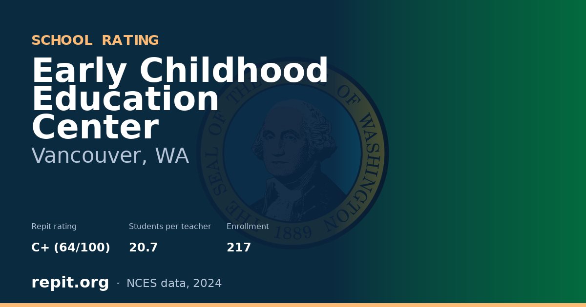 Early Childhood Education Center, Vancouver, WA — Repit school rating C+ (64/100)