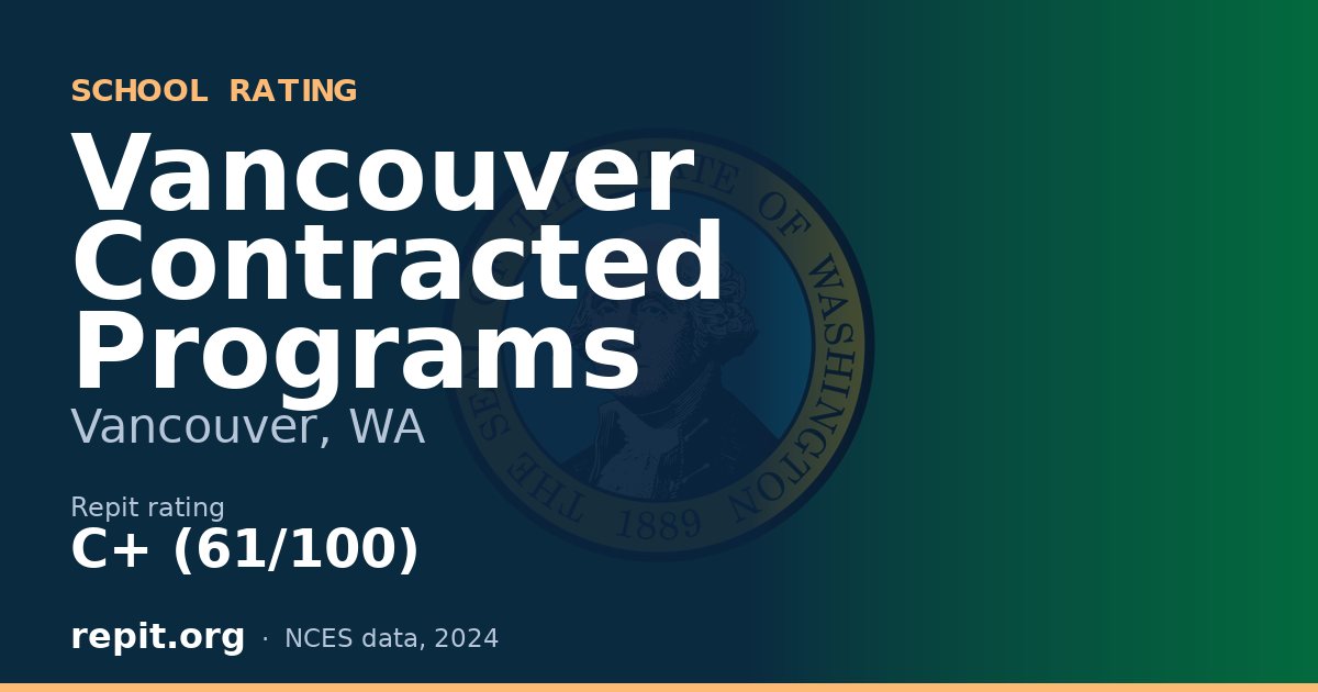 Vancouver Contracted Programs, Vancouver, WA — Repit school rating C+ (61/100)
