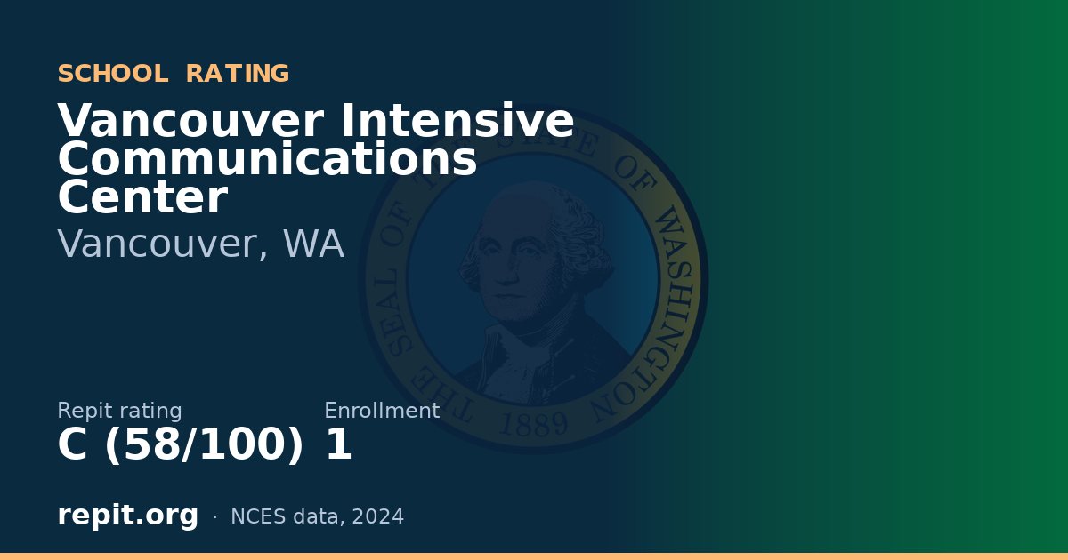 Vancouver Intensive Communications Center, Vancouver, WA — Repit school rating C (58/100)