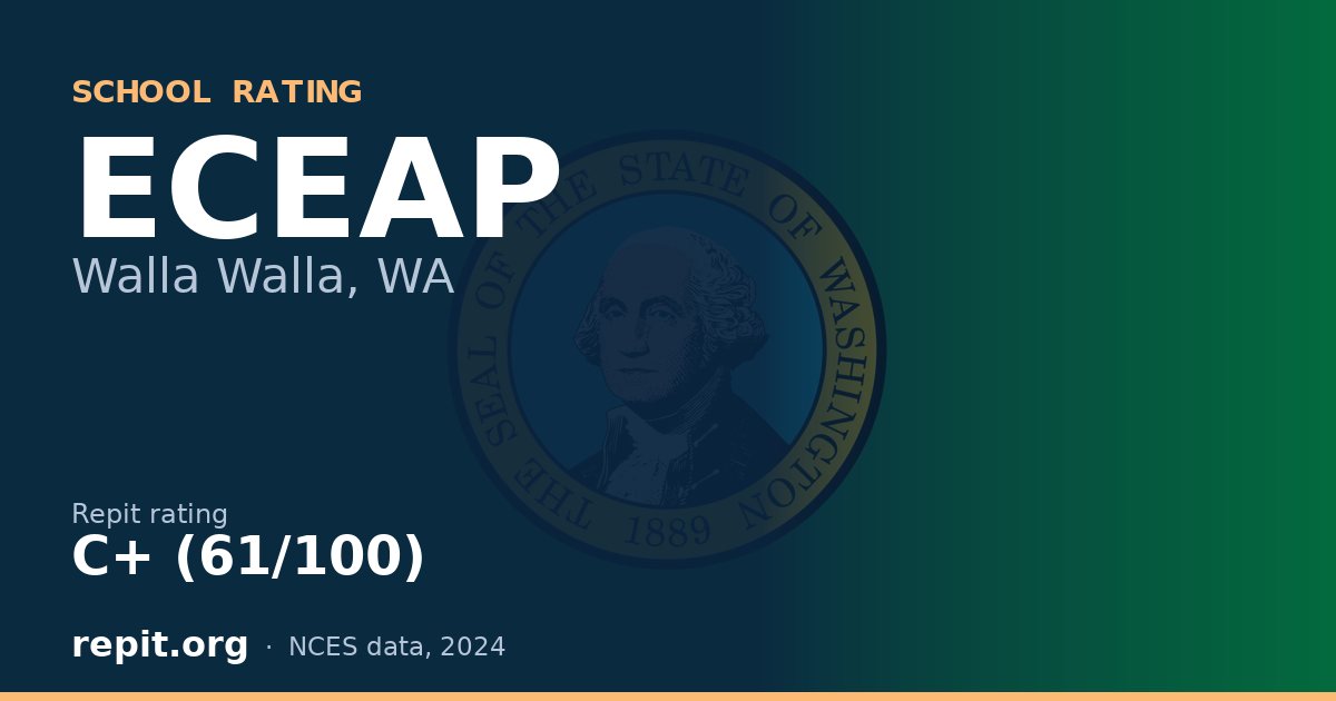ECEAP, Walla Walla, WA — Repit school rating C+ (61/100)