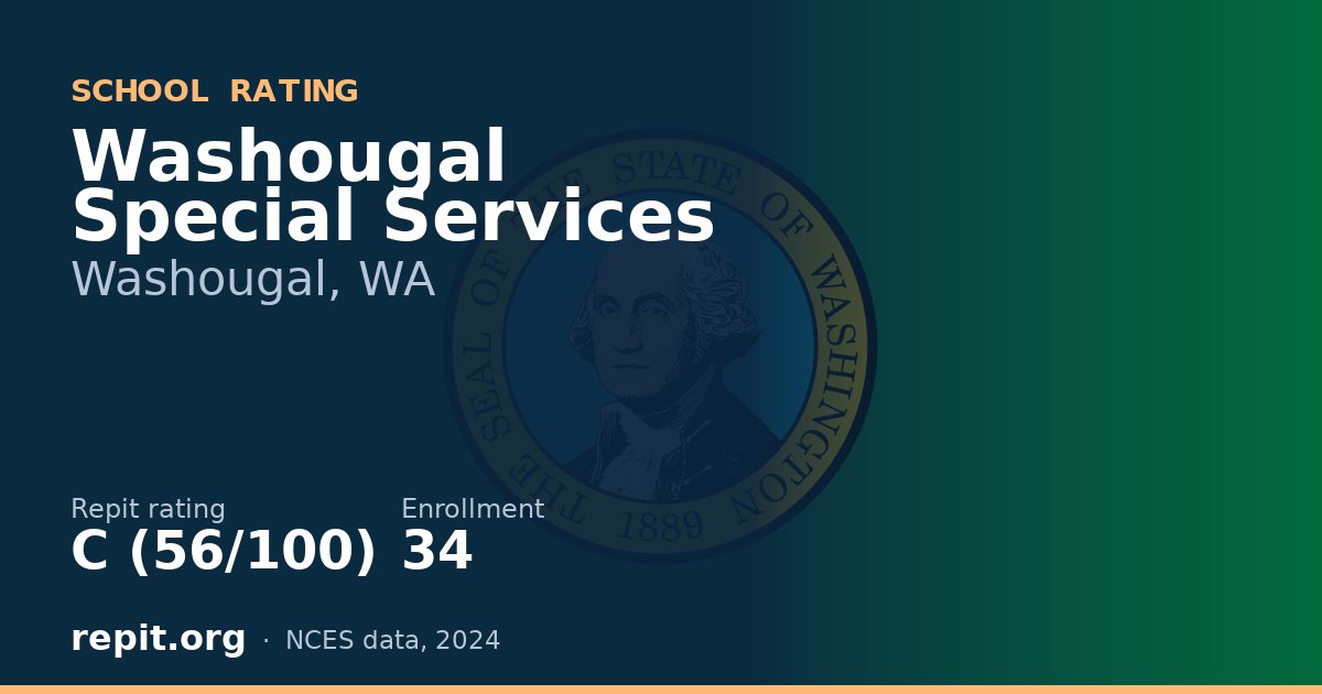 Washougal Special Services, Washougal, WA — Repit school rating C (56/100)