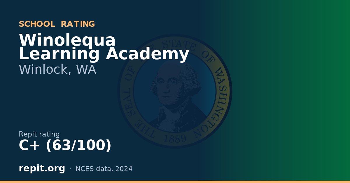 Winolequa Learning Academy, Winlock, WA — Repit school rating C+ (63/100)