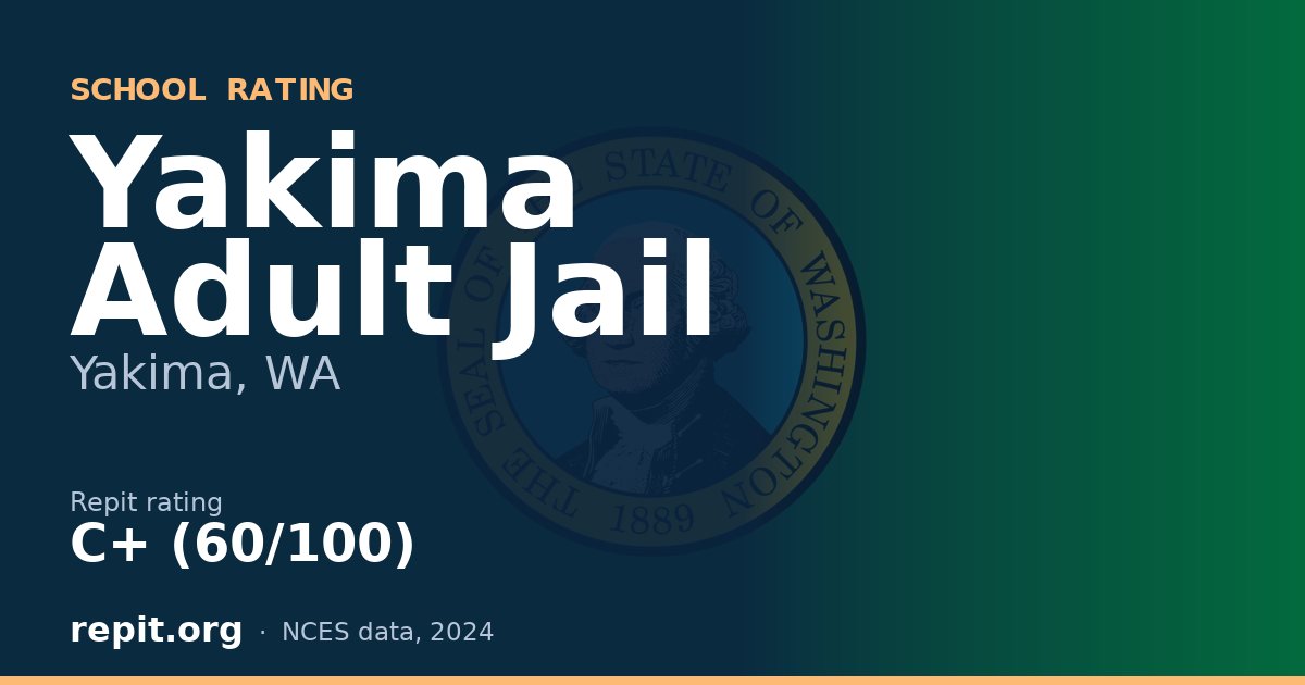 Yakima Adult Jail, Yakima, WA — Repit school rating C+ (60/100)