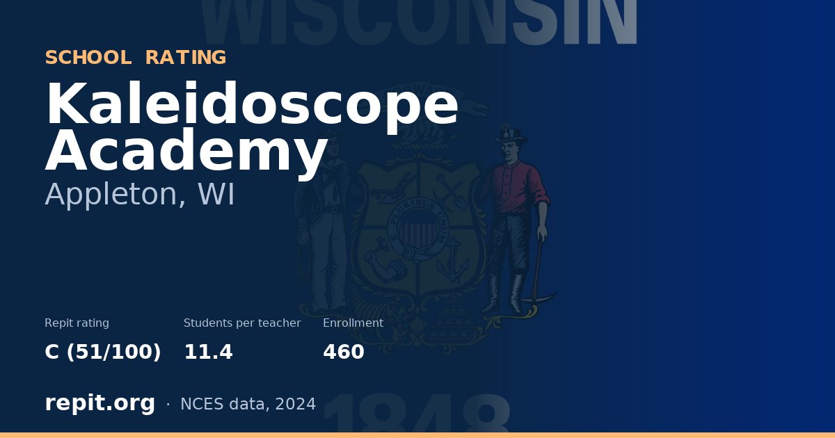 Kaleidoscope Academy, Appleton, WI — Repit school rating C (51/100)