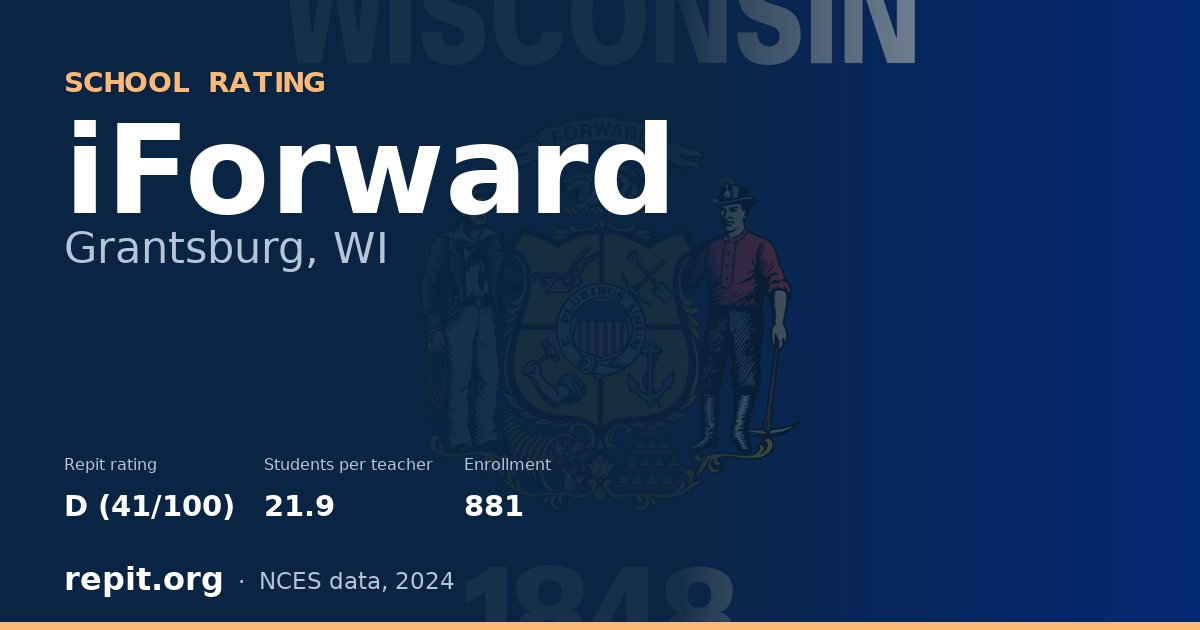 iForward, Grantsburg, WI — Repit school rating D (41/100)