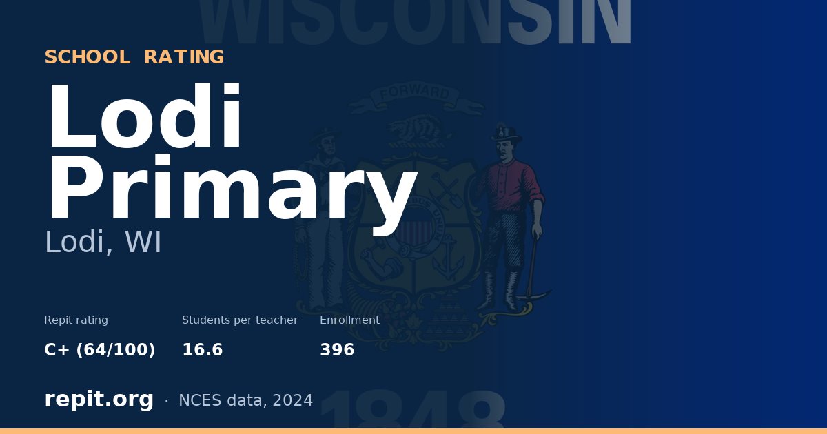 Lodi Primary, Lodi, WI — Repit school rating C+ (64/100)