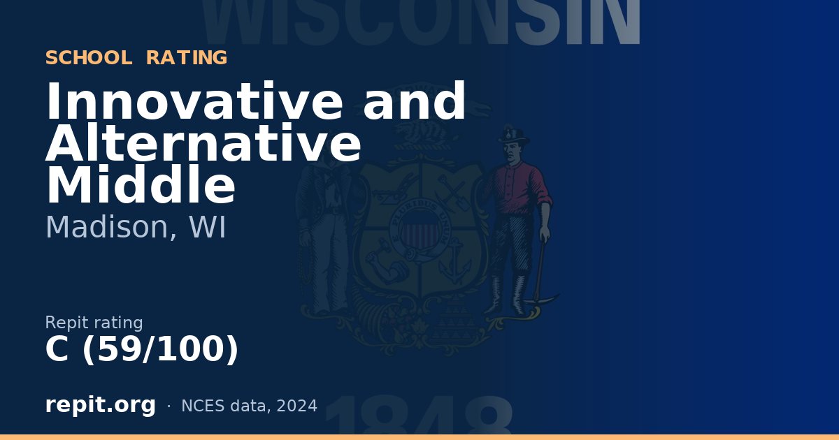 Innovative and Alternative Middle, Madison, WI — Repit school rating C (59/100)